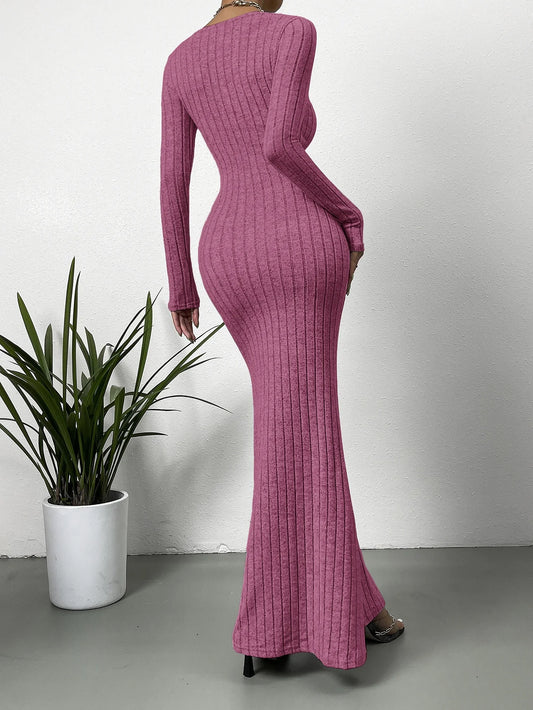 WEOR | Minimal Sleeveless Bodycon Dress – Soft Stretch Fit